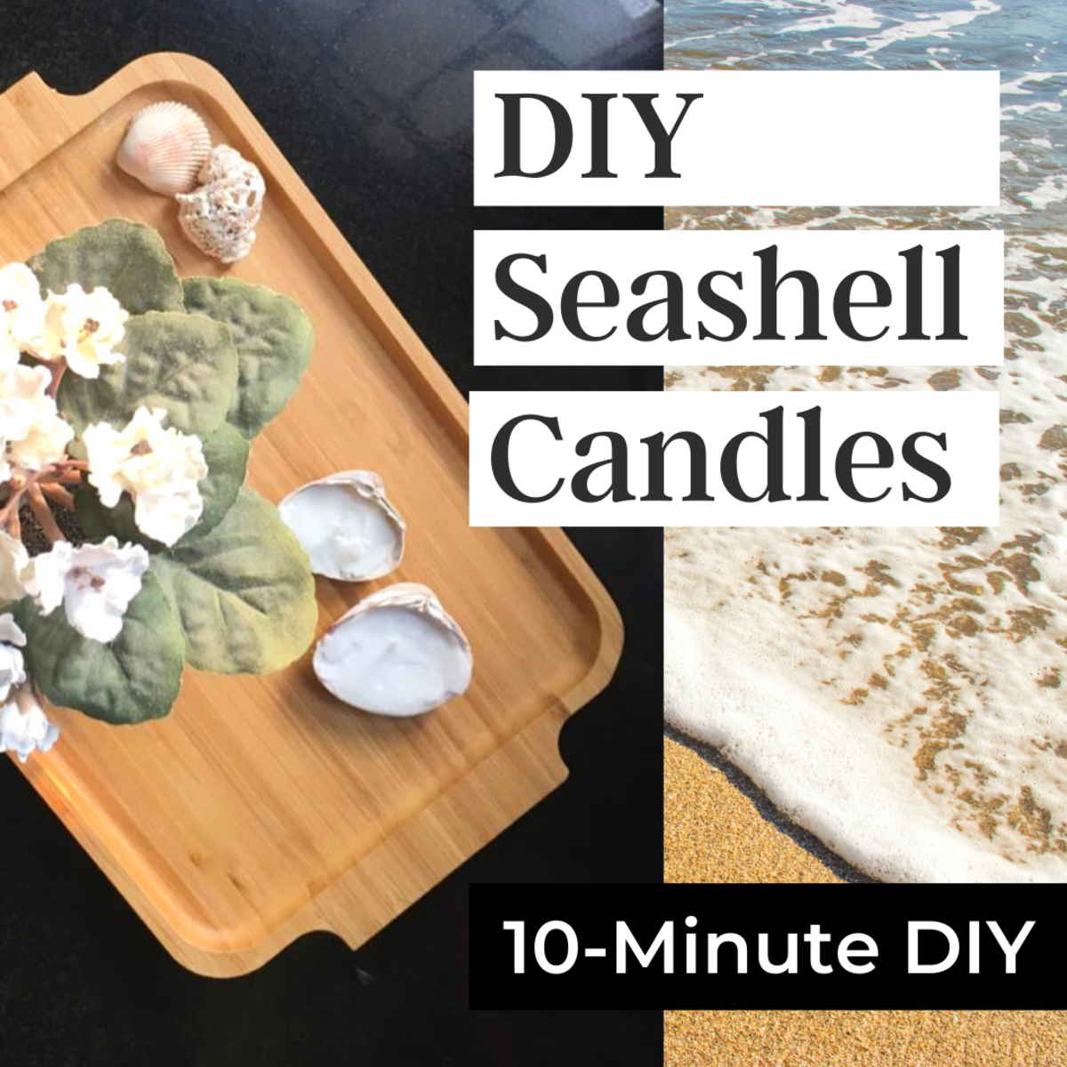 How to Make Seashell Candles (10-Minute DIY Project)