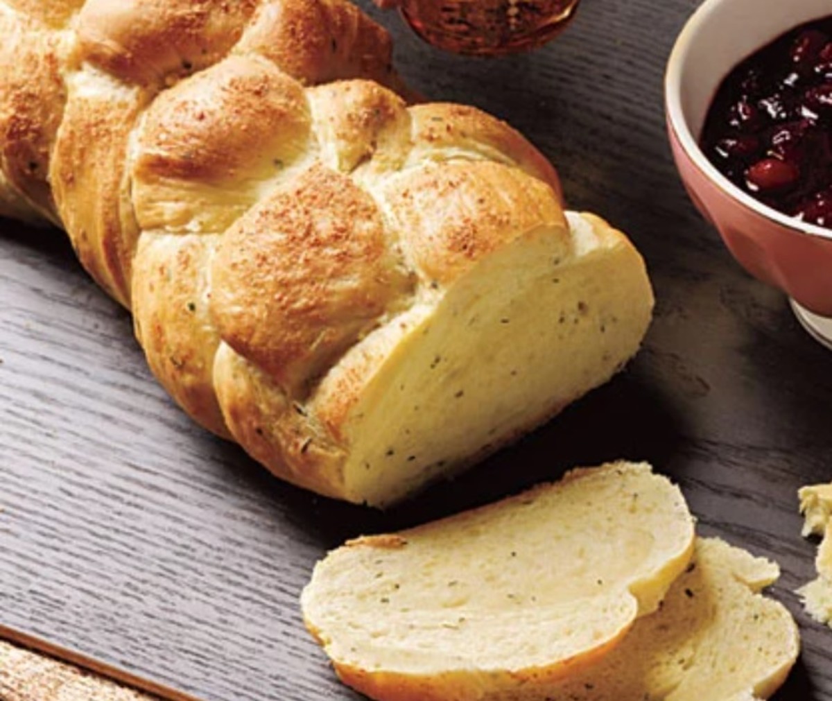 Cheese and Chive Challah
