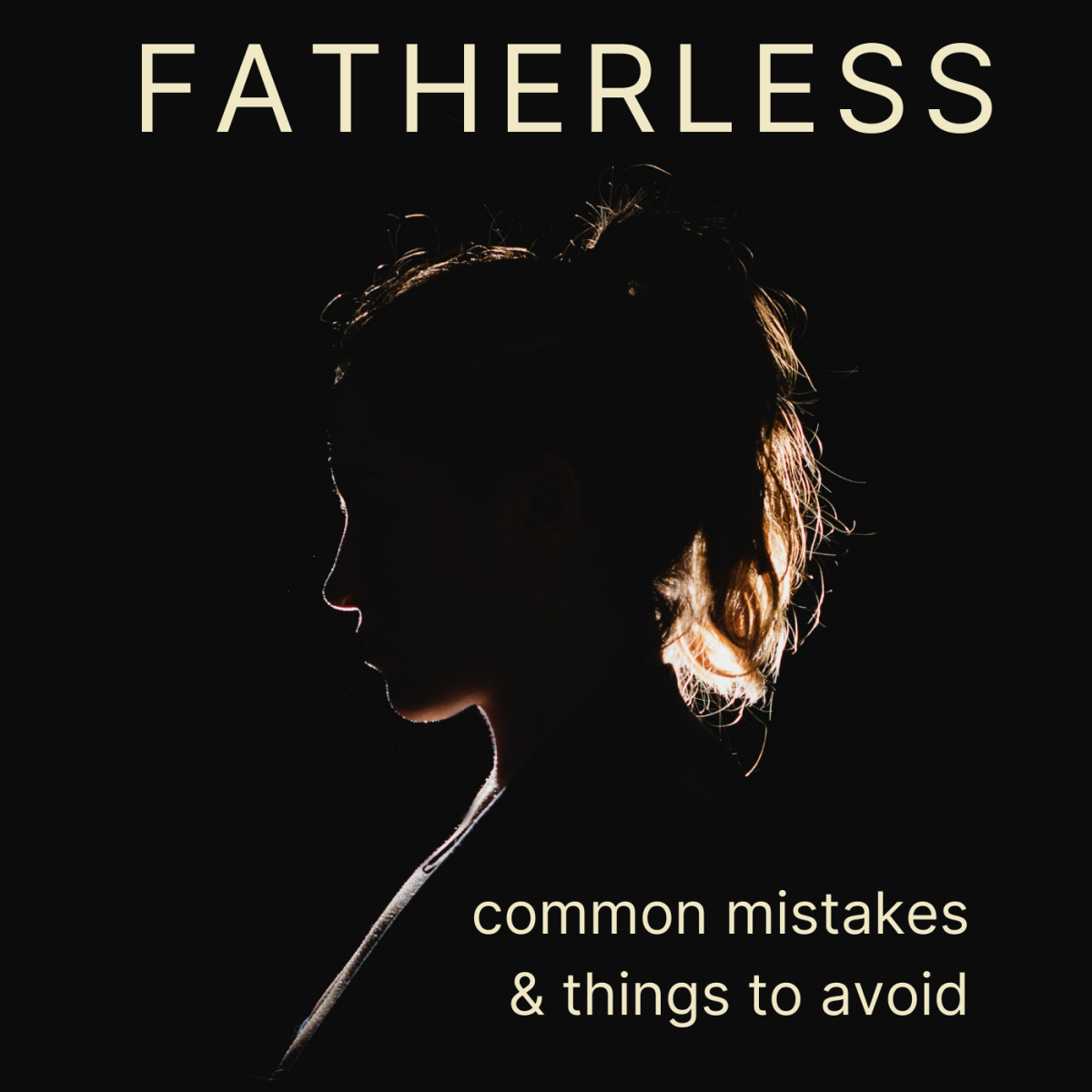 While fatherless sons may turn their anger outward, daughters with absent fathers are more apt to turn theirs inward. This can lead to depression, shame, and self-harm.