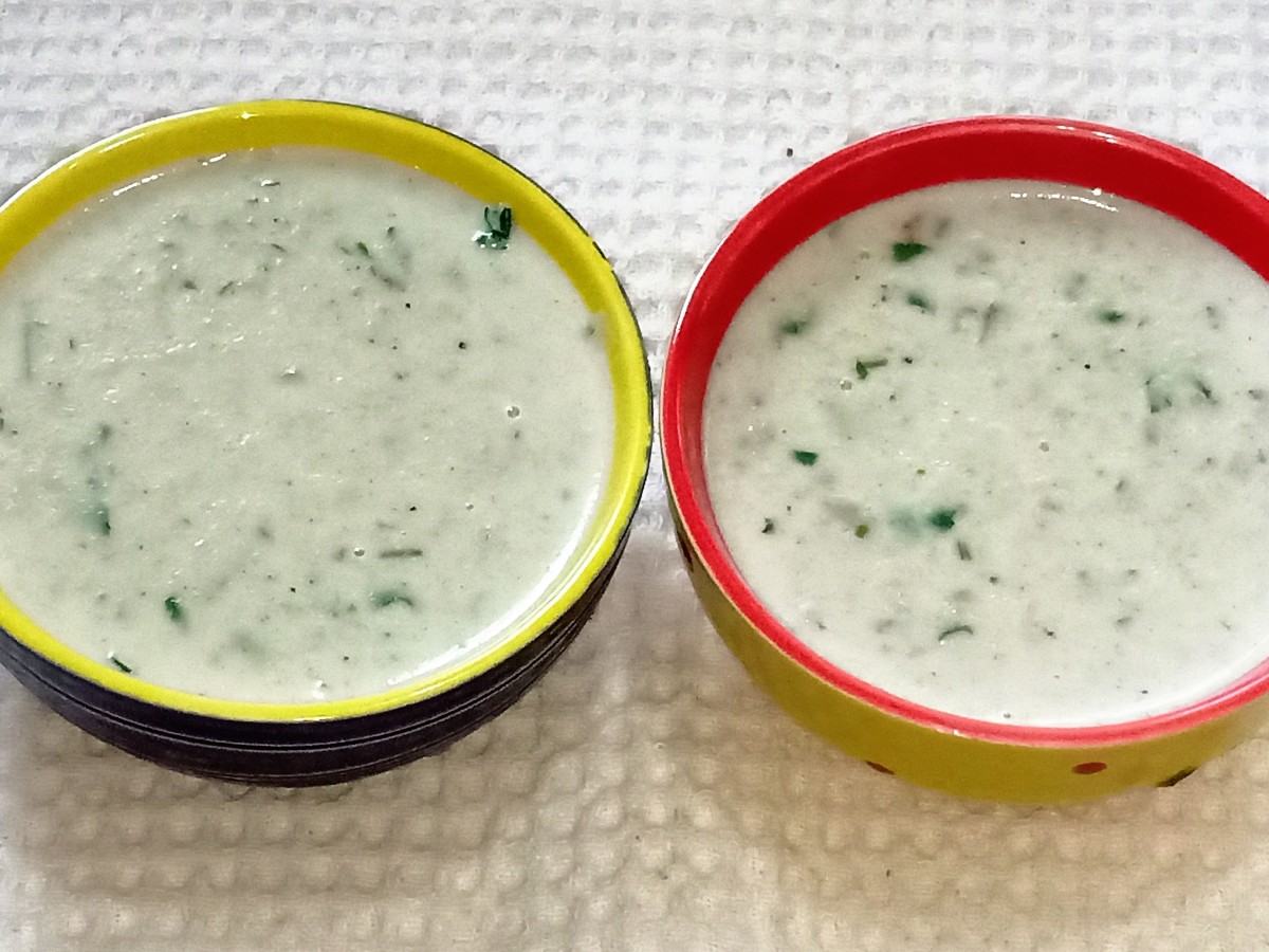 Indian-style cream of mushroom soup