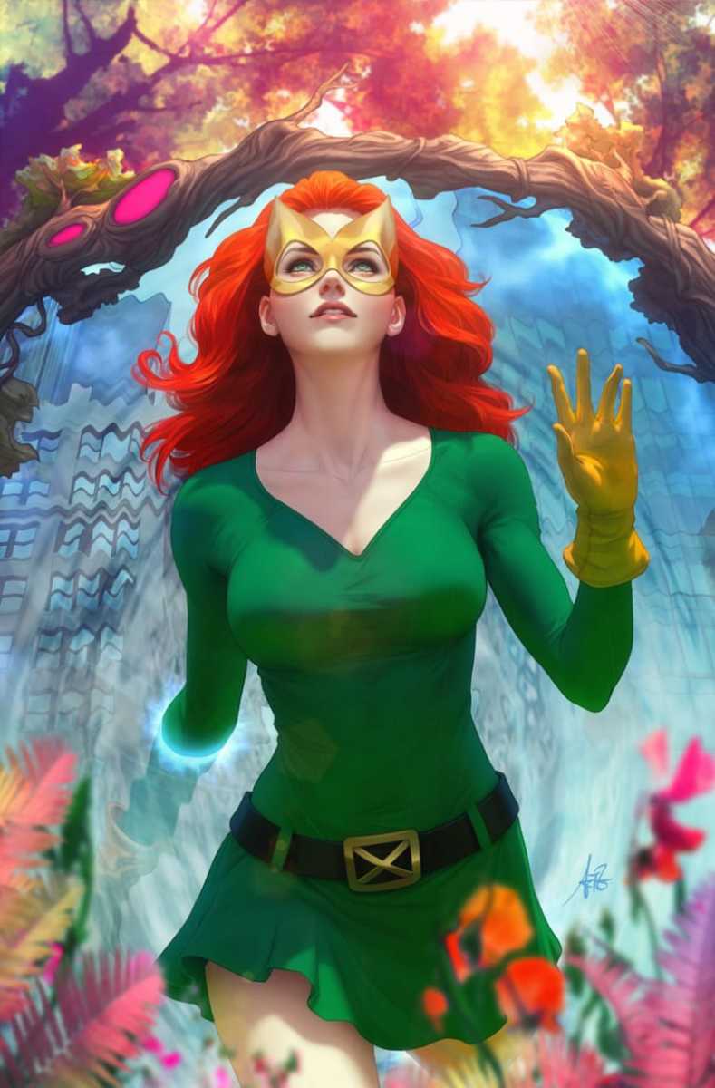 The lovely Jean Grey (also known as Marvel Girl).