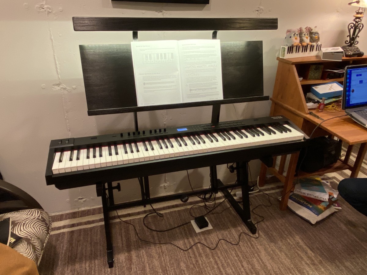 Construct a Music Rest for a Digital Keyboard Stand