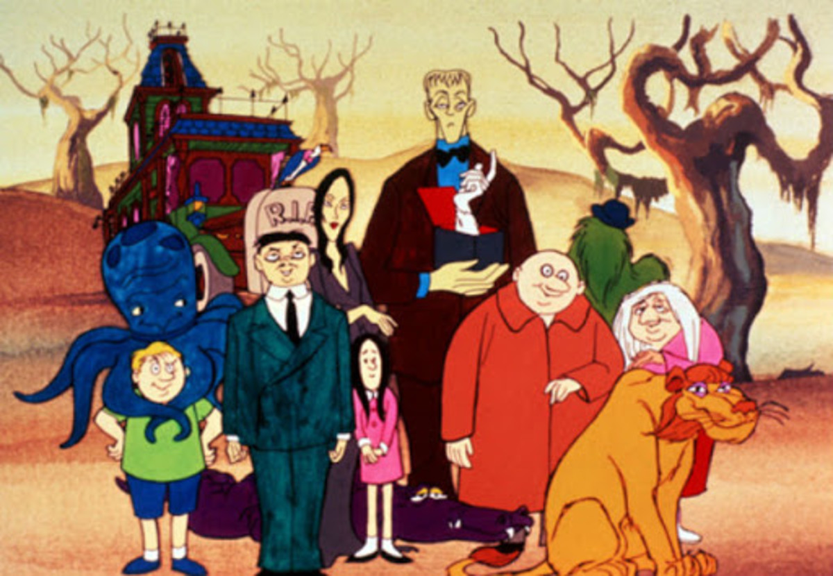 The 1973 Addams Family cartoon