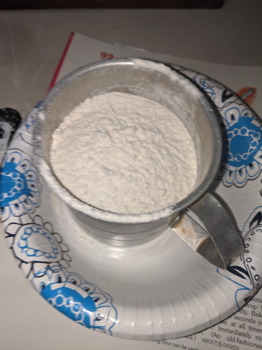 1 1/2 cup flour, set aside