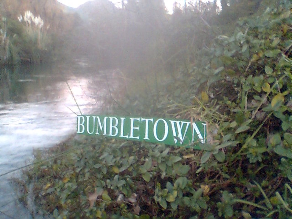 Bumble Town – NZ: Secret Fishing Spots: I’d Like to Help You Out Mate! Which Way Or Door Did You Come In?