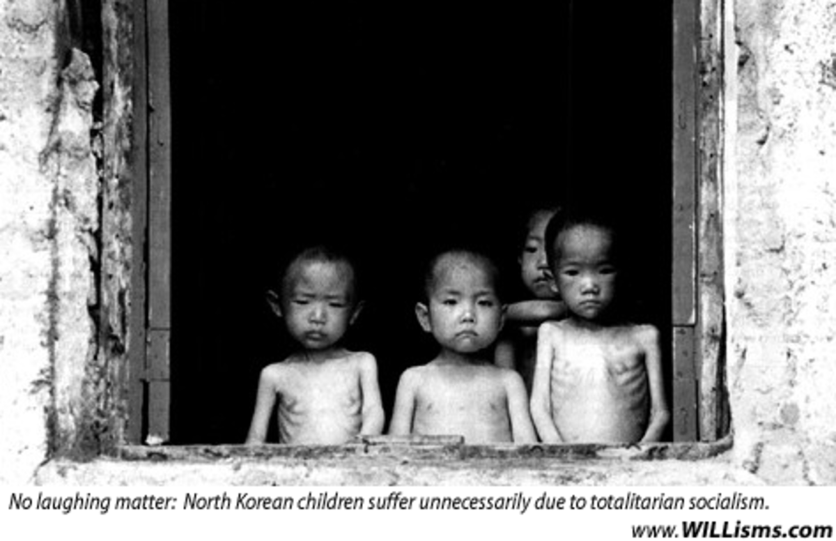 60 PERCENT OF THE CHILDREN IN NORTH KOREA ARE MALNOURISHED