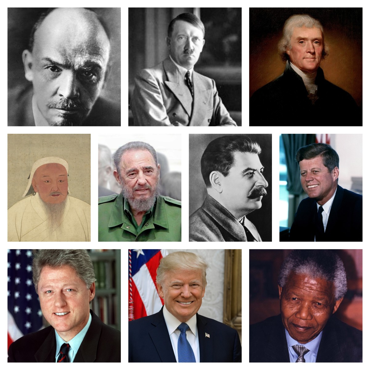 Leaders—both Presidents and dictators—have significant first-hand insight on topics such as justice, revolution, leadership, government, and the human condition. Who said what can be surprising sometimes.