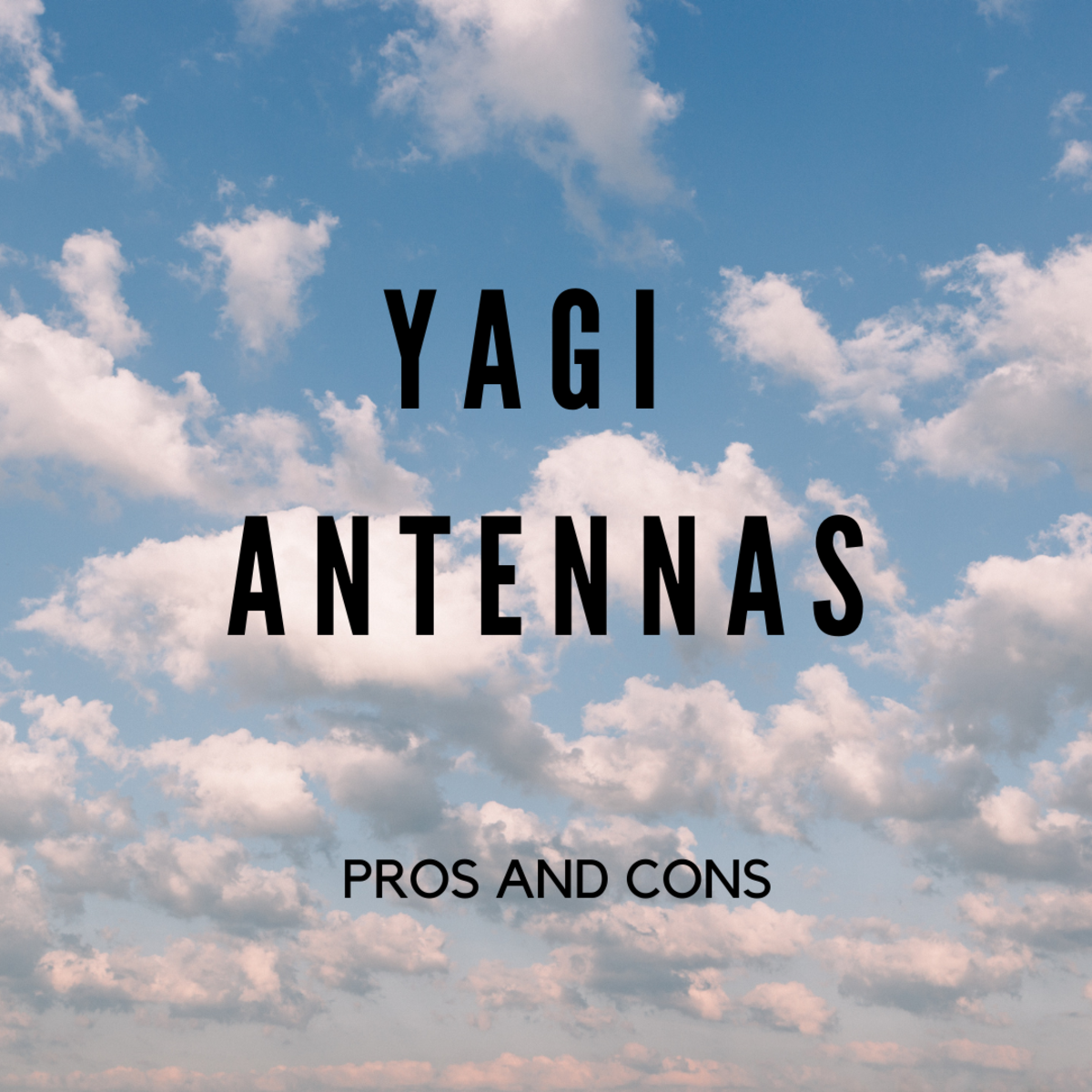 Yagis are commonly used in TV reception, ham radio and as a bridge antenna to connect a site to a Wi-Fi access point.