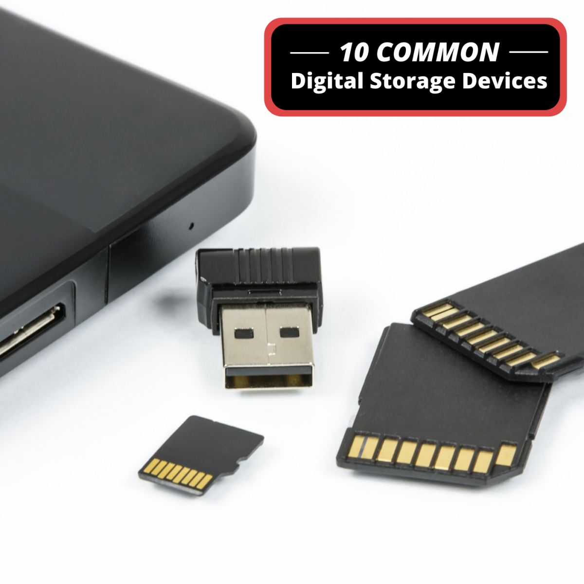 Computer Basics: 10 Examples of Storage Devices for Digital Data