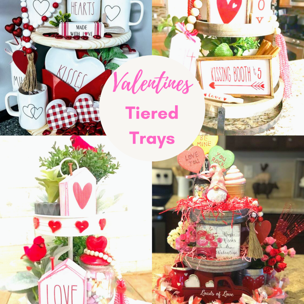 120+ Adorable Valentines Tiered Tray Ideas That Show the Love