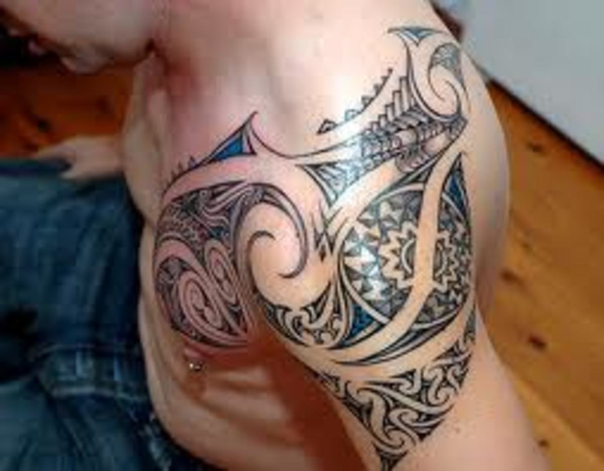 This tribal art is a great design for any man.