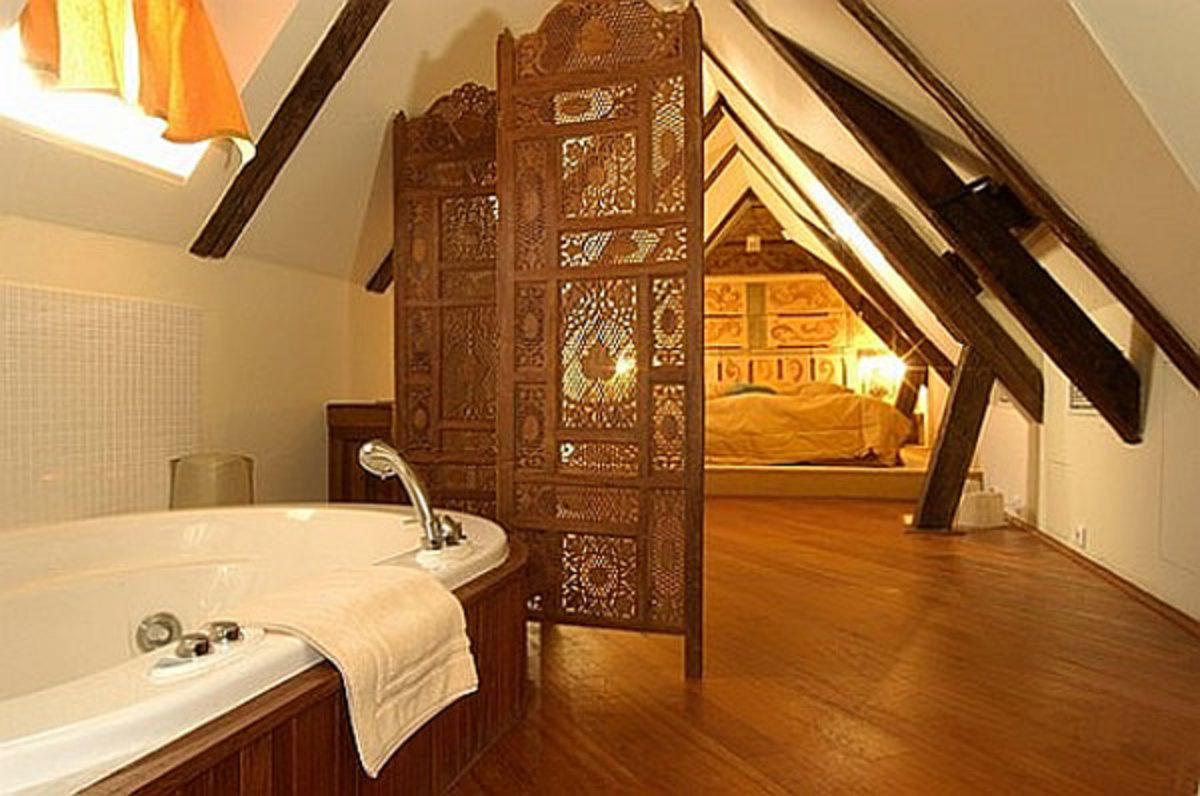 Themed luxury attic  bedroom!