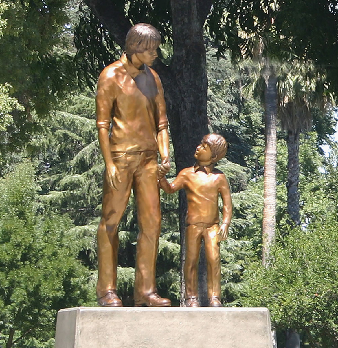 The memorial for missing children
