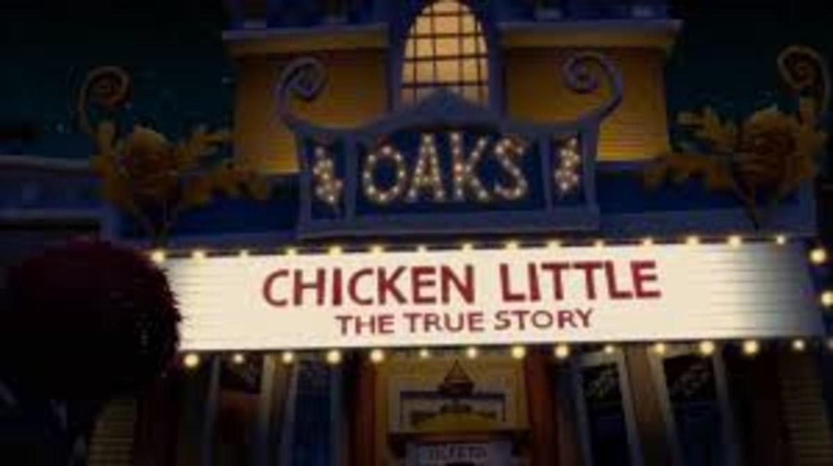 "Chicken Little The True Story" premieres at the movie theater
