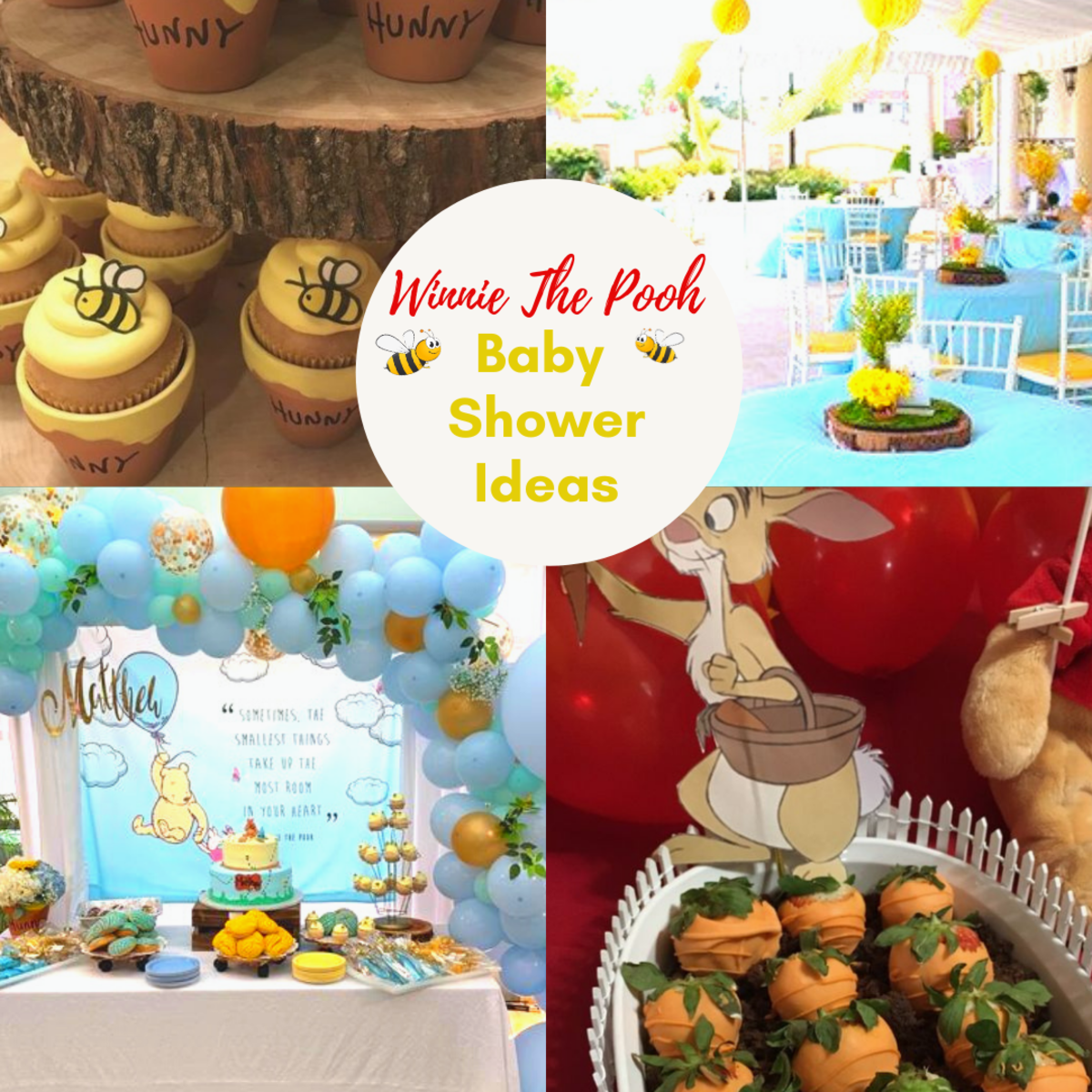 30 + Winnie the Pooh Baby Shower Ideas that are so cute