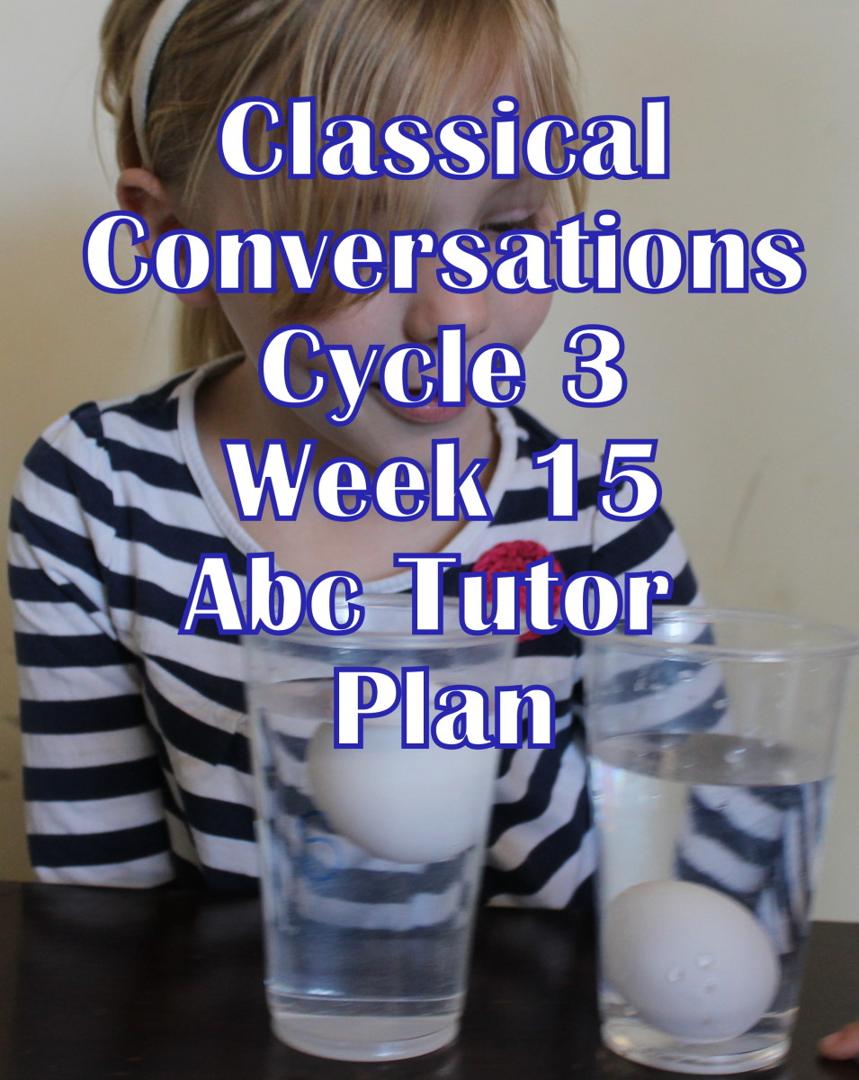 Classical Conversations CC Cycle 3 Week 15 Lesson for Abecedarians - CC C3W15
