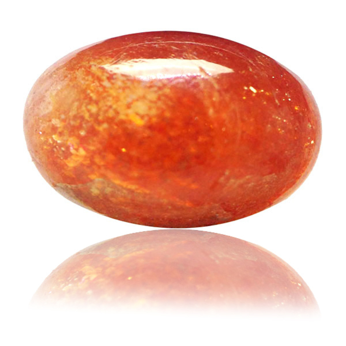 A bright, orange color, Sunstone has been known to be a sign of good luck and is associated with the sun for its positive and bright energy.