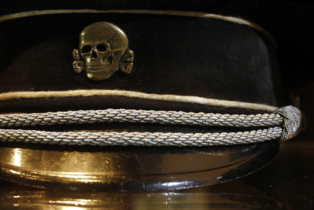 Nazi hat worn by SS officers