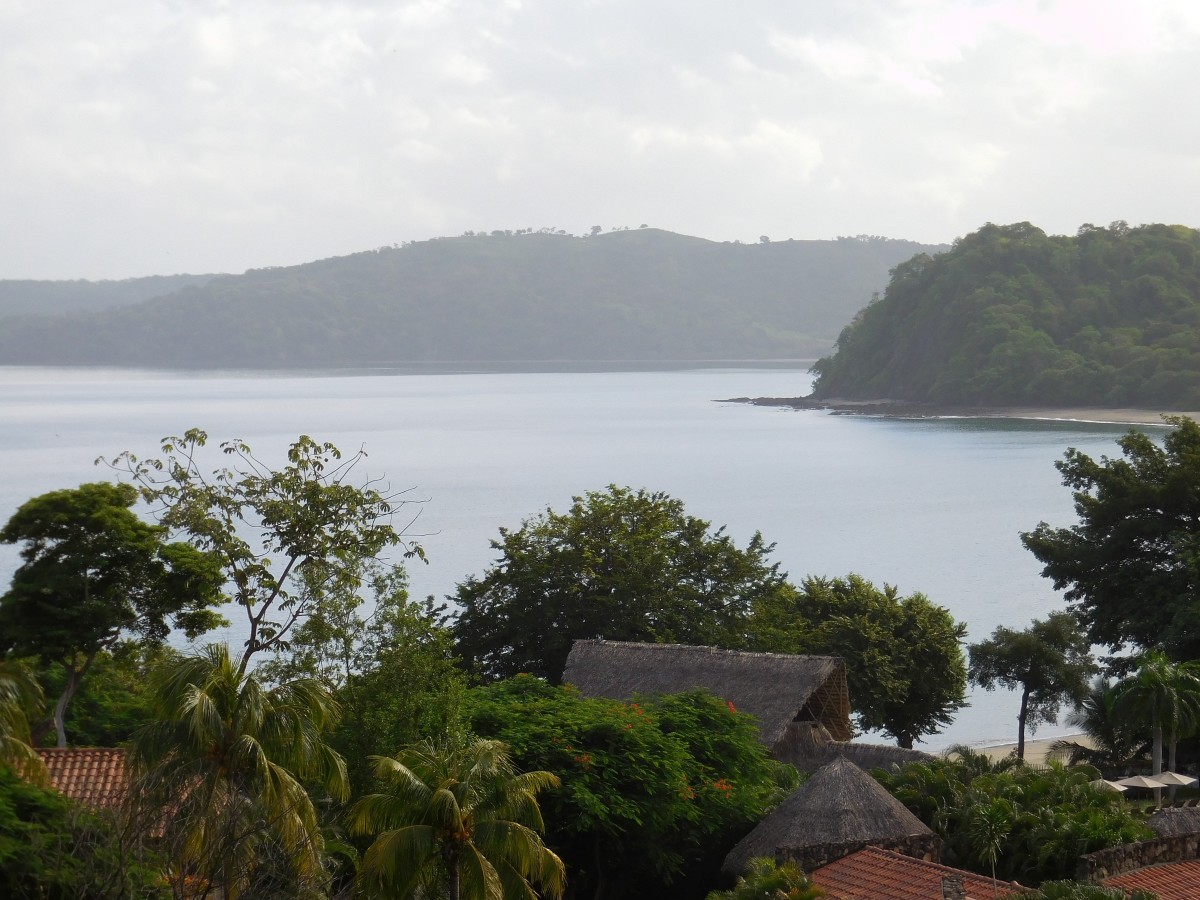 View from the lobby at Secrets Resort at Papagayo Bay.
