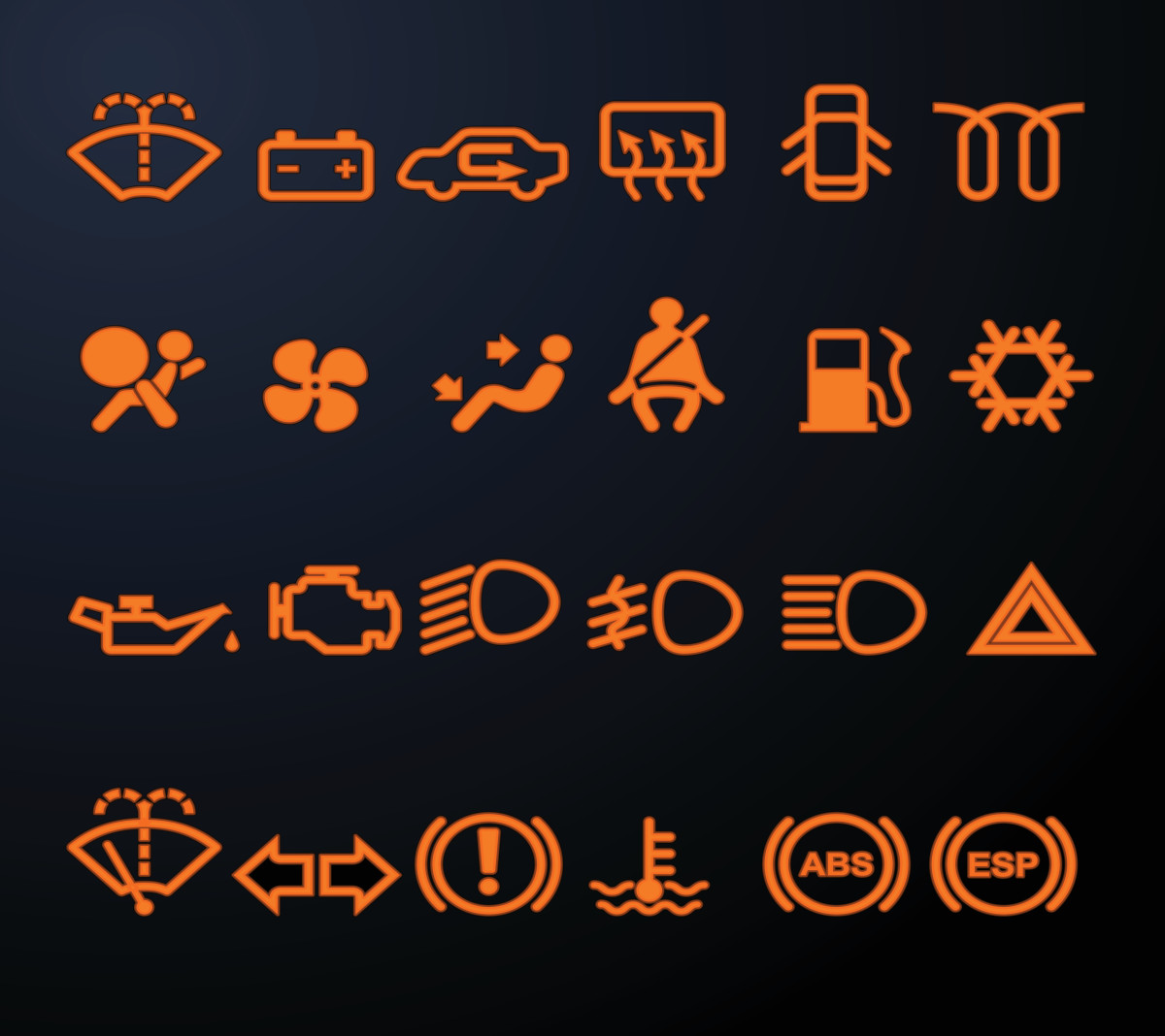 Car Dashboard Lights & Meanings