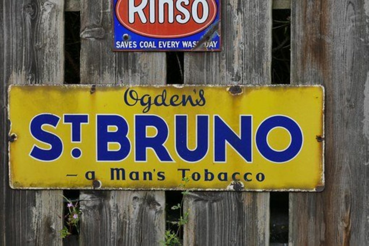 Tobacco Advertising Sign