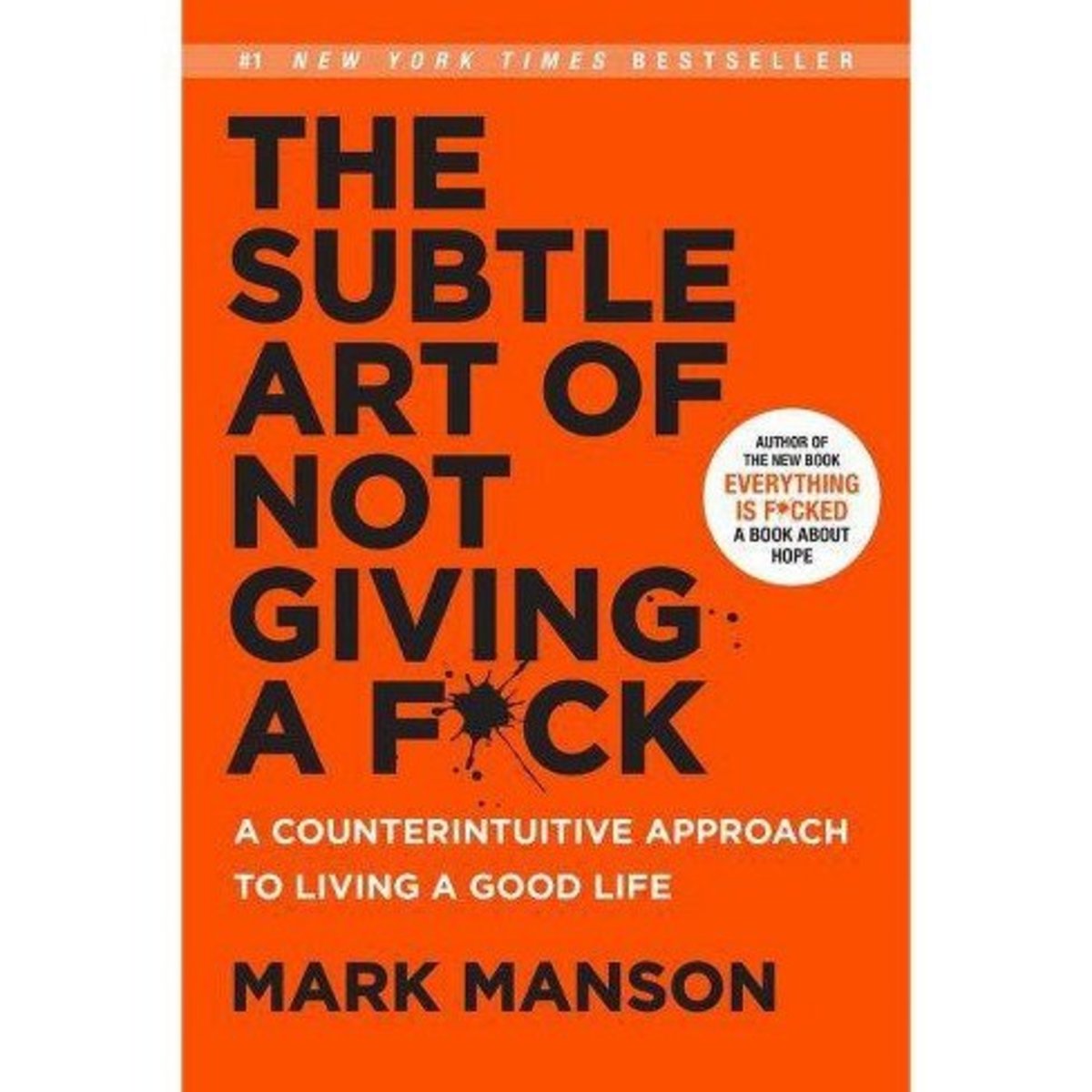 Book Review of The Subtle Art of Not Giving a F*ck