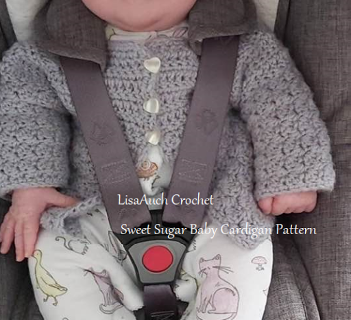 Cute baby going home crochet outfit