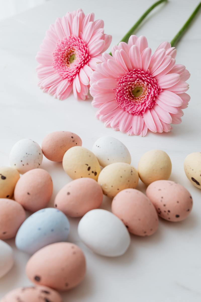 After the Easter egg hunt, make sure everyone has an area to look over their egg stash while staying socially-distant. 