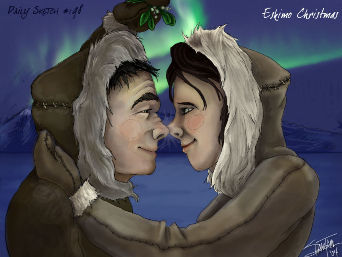 Eskimo kiss