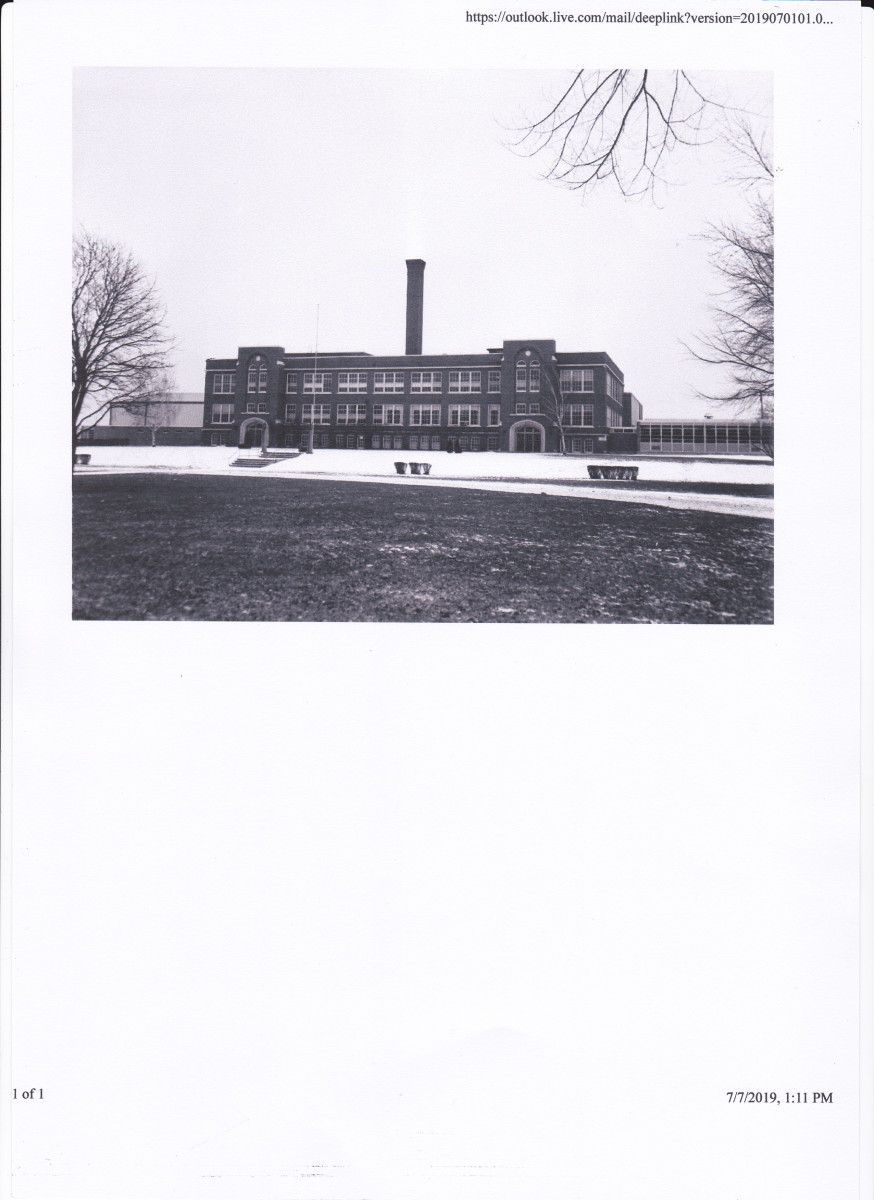 Burlington High School circa 1959