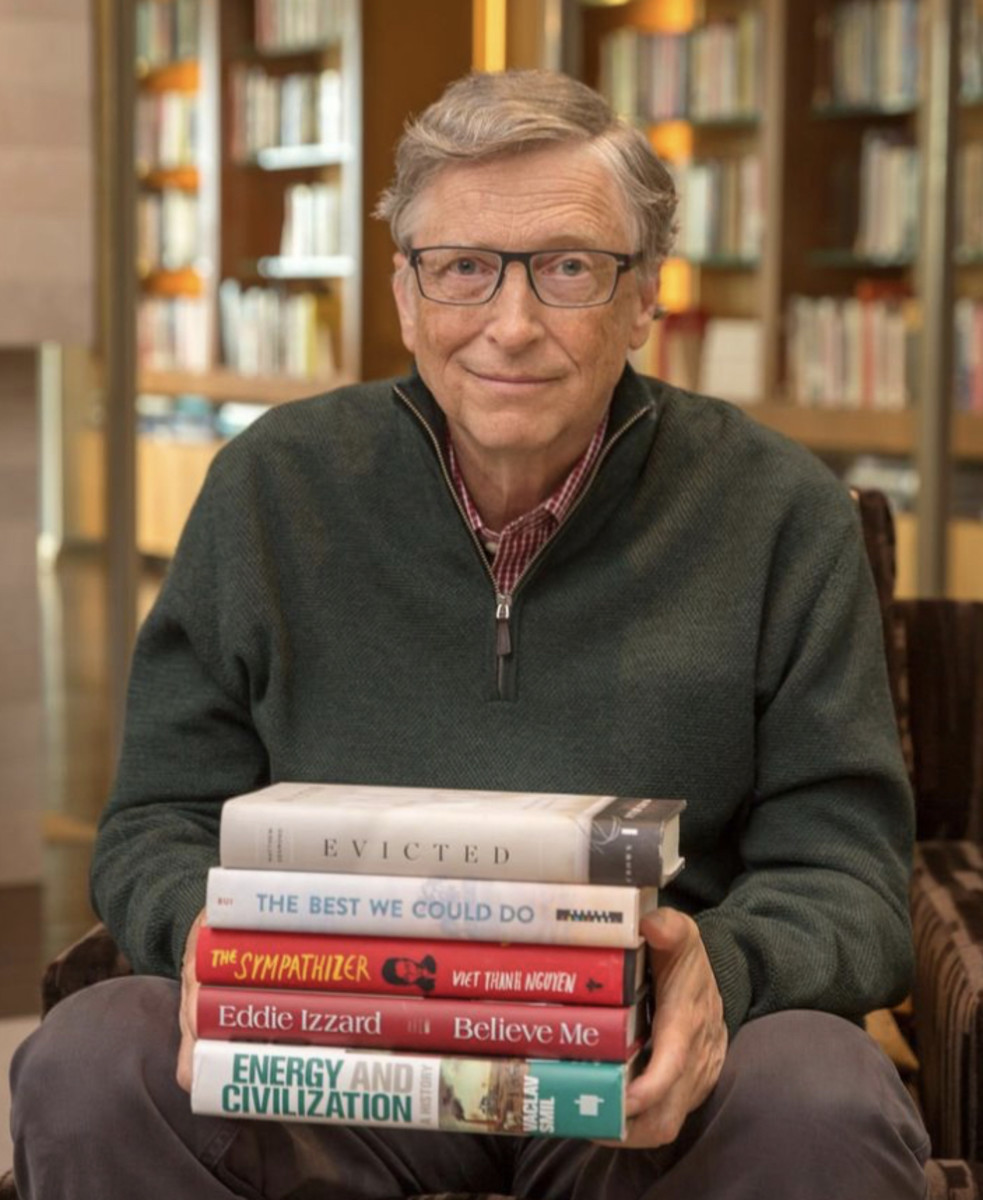 Bookworm Bill Gates
