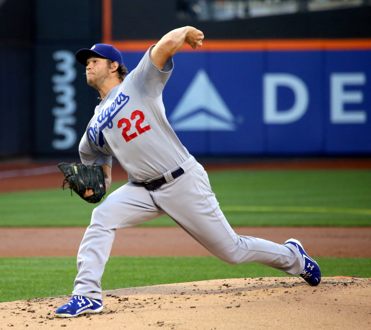 Dodgers pitcher Clayton Kershaw won the most recent National League Triple Crown in 2011.