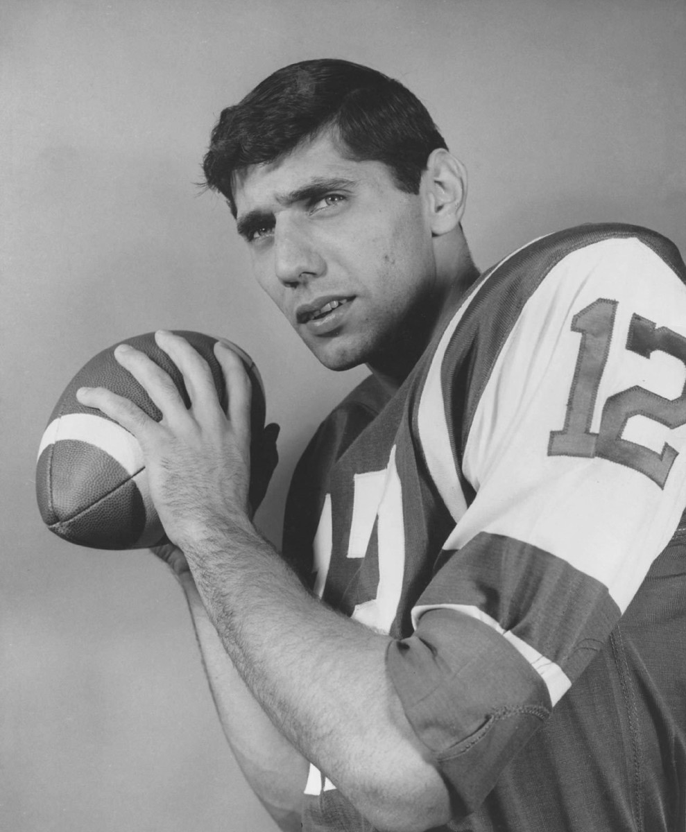 Joe Namath had many professional baseball offers, but his family was adamant that he attend college, where he blossomed as a quarterback at Alabama.
