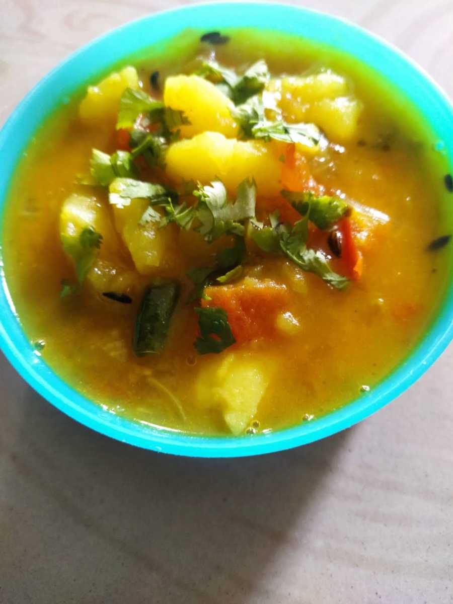 South Indian Potato Masala: A Perfect Side Dish for Poori - Delishably