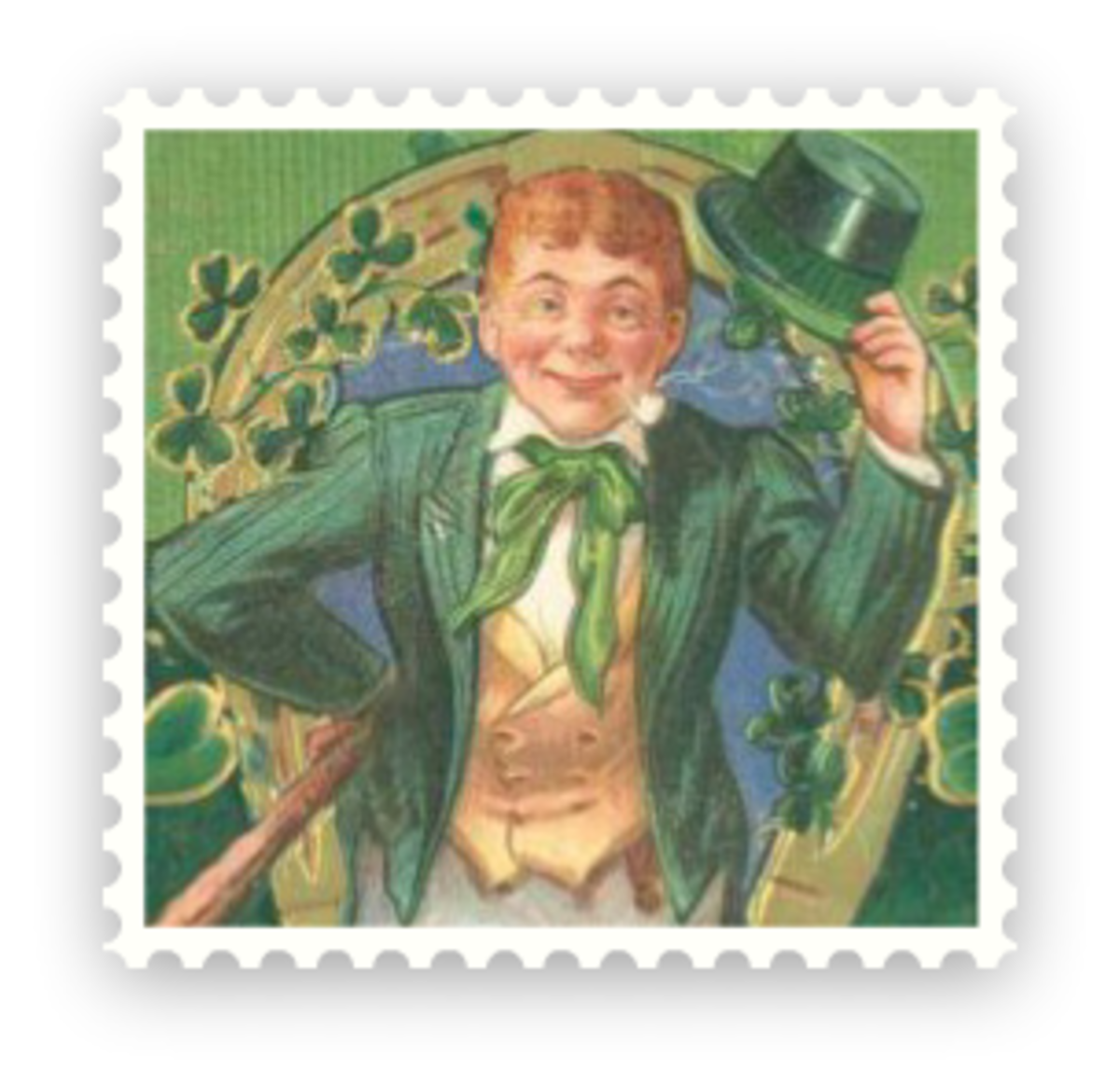 Free vintage St. Patrick's Day clip art