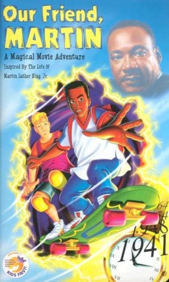 cartoon movie kids go back in time to martin luther king jr