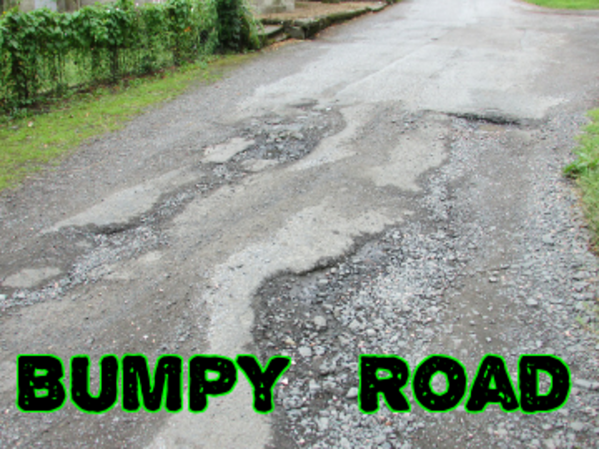 bumpy road