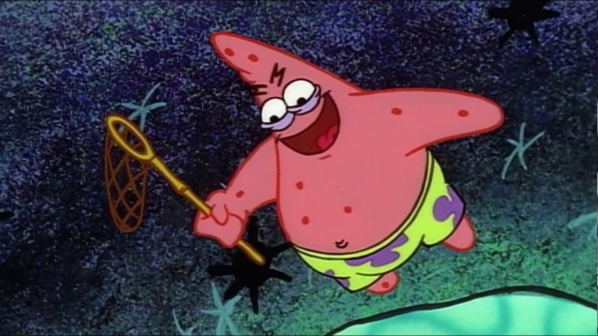 Patrick assaults SpongeBob