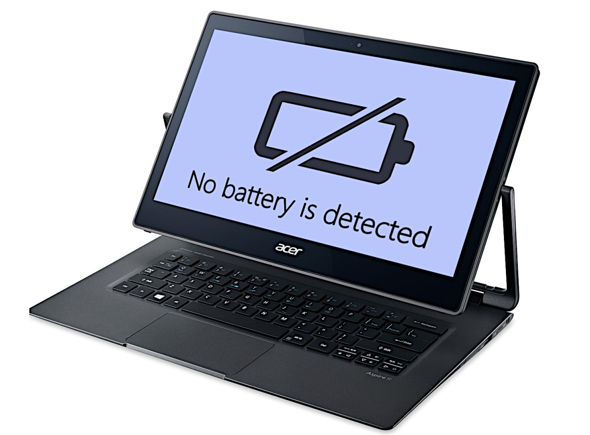 Healthy Laptop Battery Causing “No Battery Is Detected” Issue on Acer Aspire