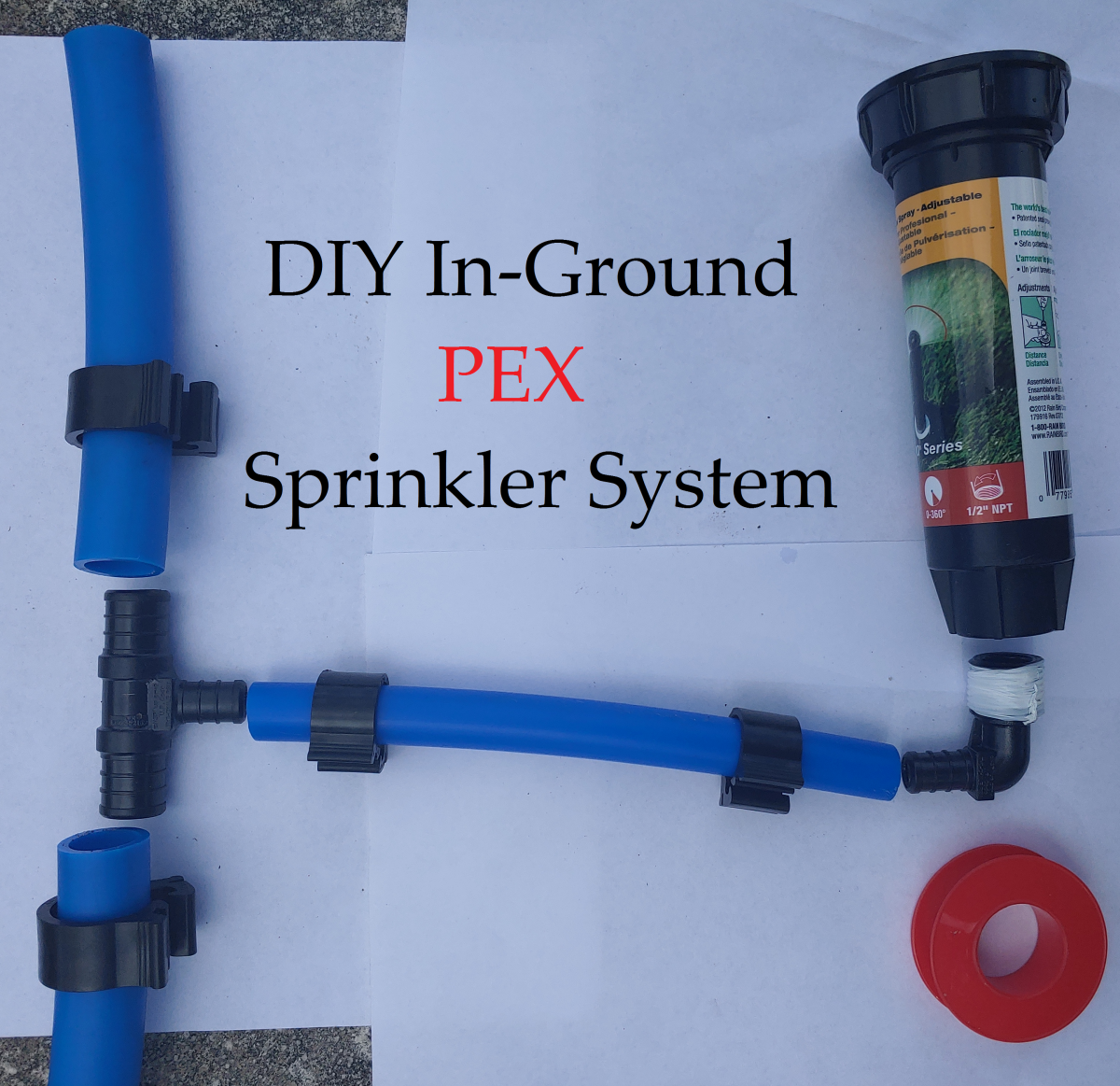 How to Install a DIY PEX Pop-Up Lawn and Garden Sprinkler System