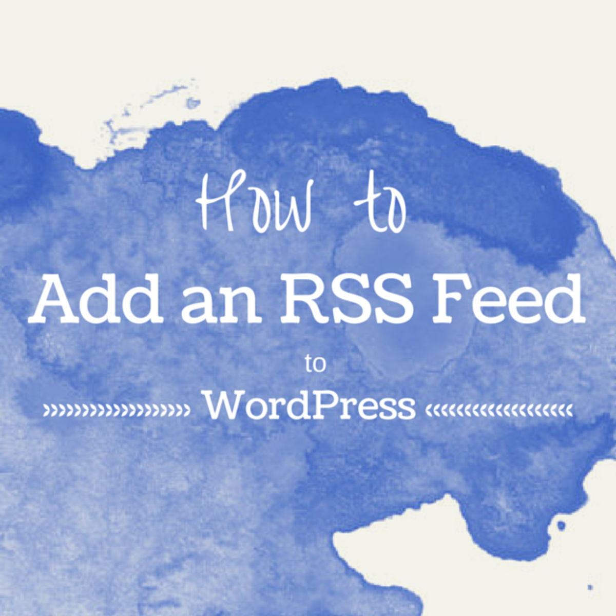 How to Add an RSS Feed to a WordPress Blog