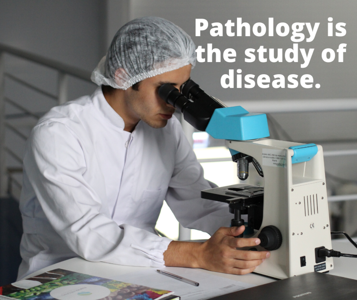 Pathology is the study of disease.