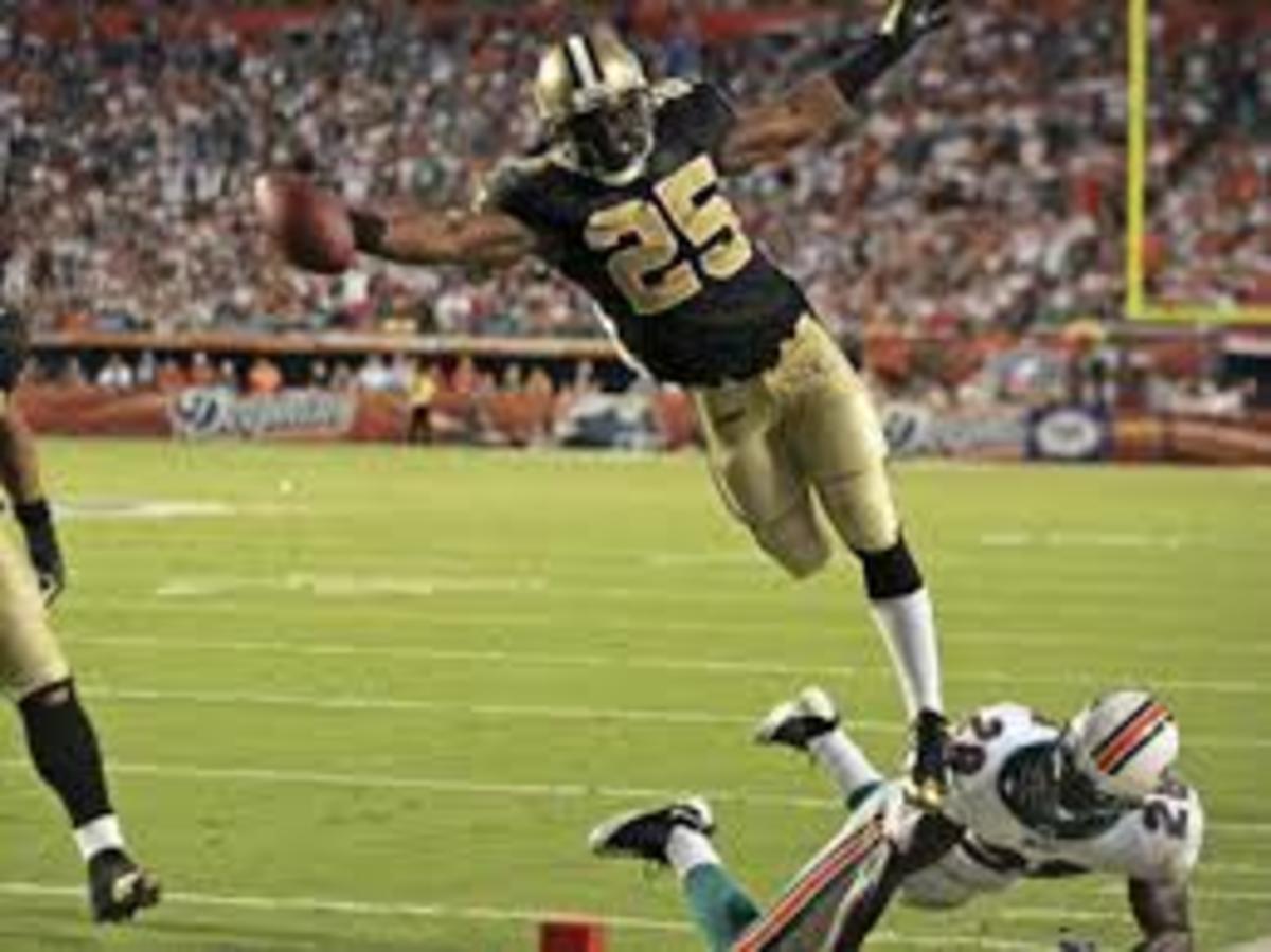 Reggie Bush was drafted second overall by the Saints in 2006 and played with the team until 2010 which was the year he won a super bowl with the Saints.  