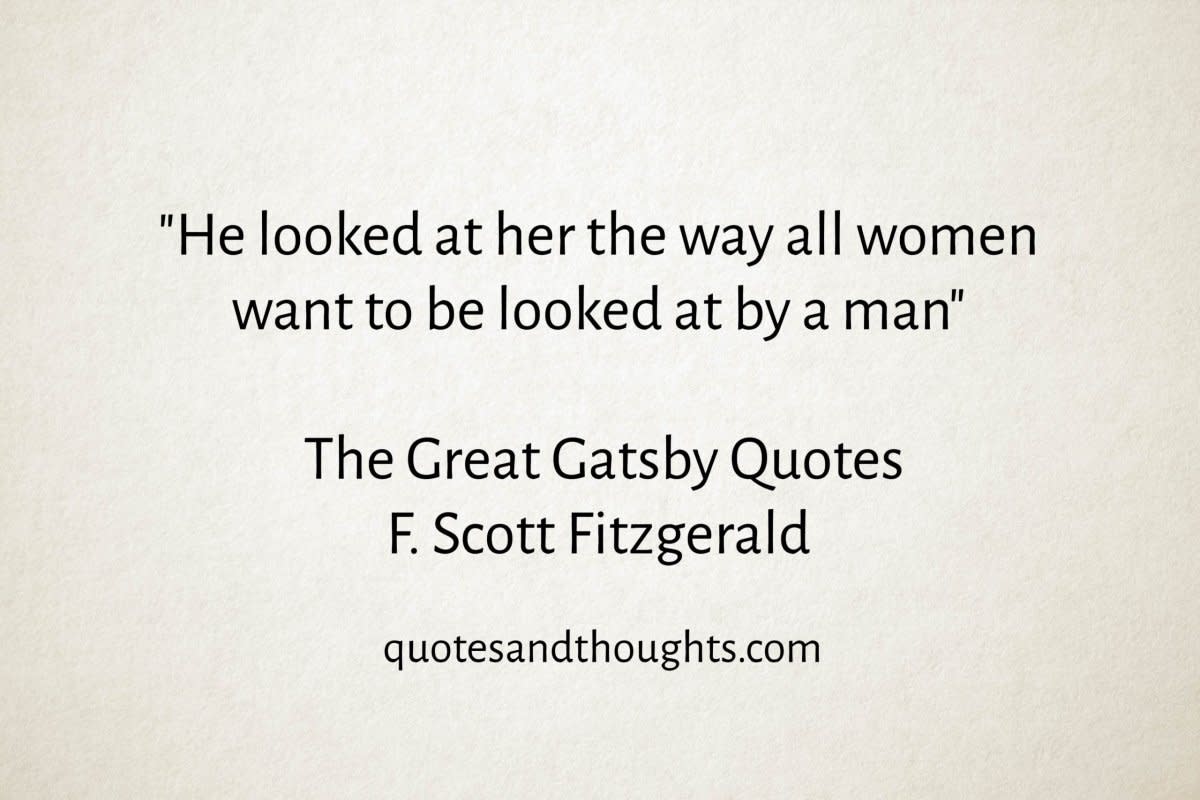 Quote from The Great Gatsby
