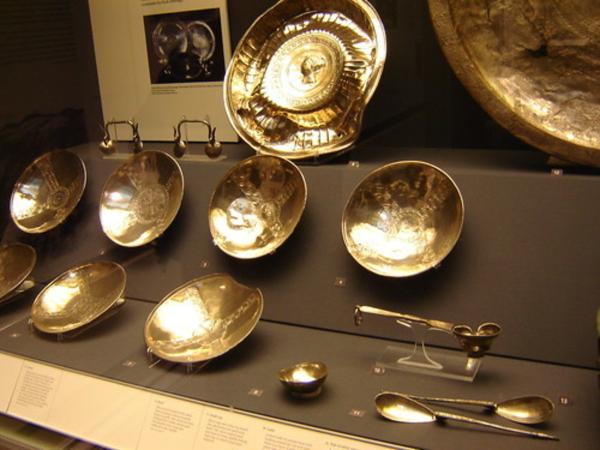 A small example of the Sutton Hoo treasure