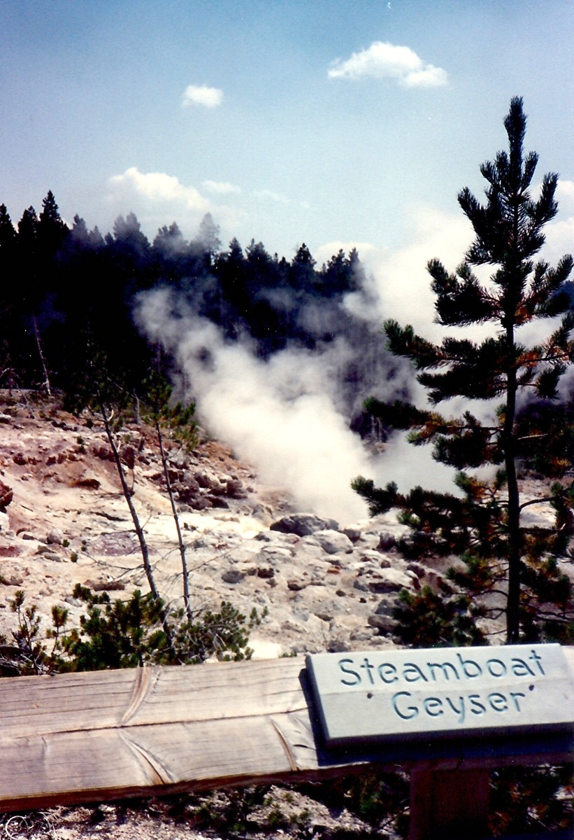 Steamboat geyser