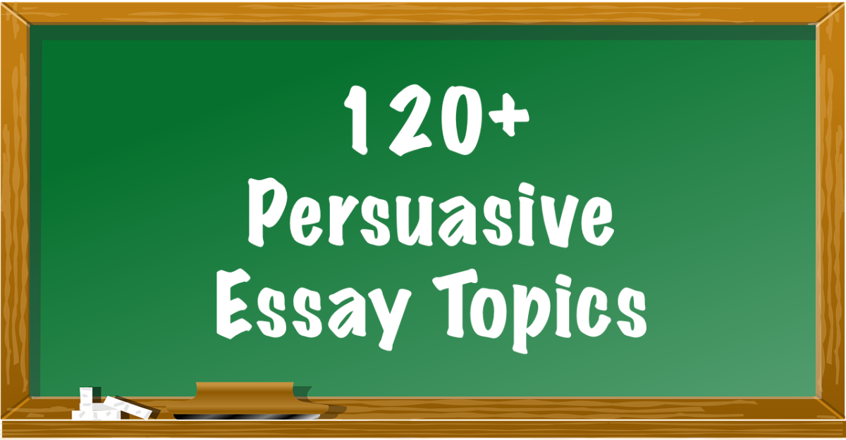 Looking for a persuasive essay topic? Here is a large list for you to check out. 