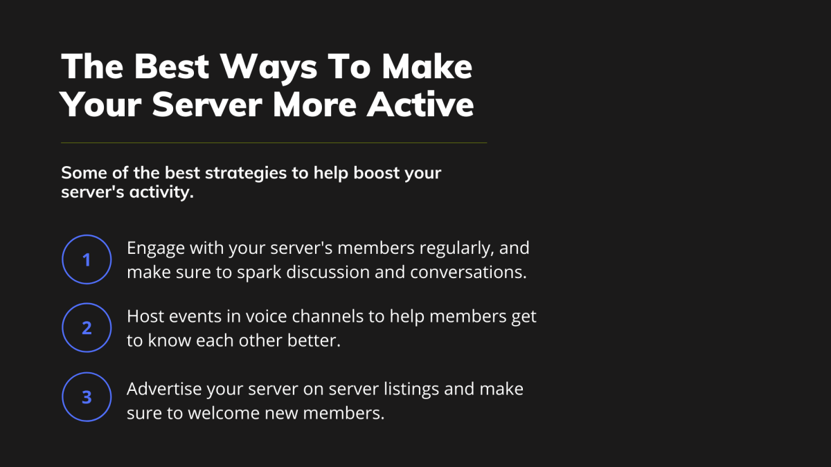 engage and actively chat on your discord server