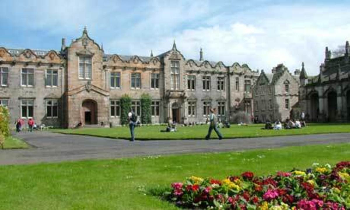 St Salvator's Quadrangle is at the heart of the University of St Andrews