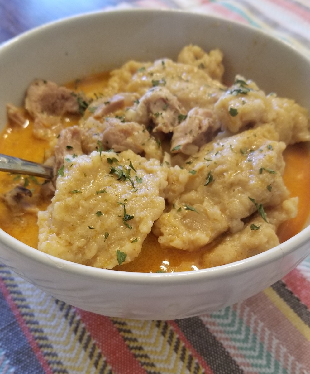 dumpling-and-chicken-paprikash